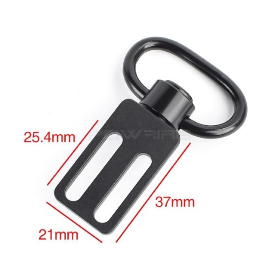 METAL Sling Mount 2 To 1 Point Triglide - Black