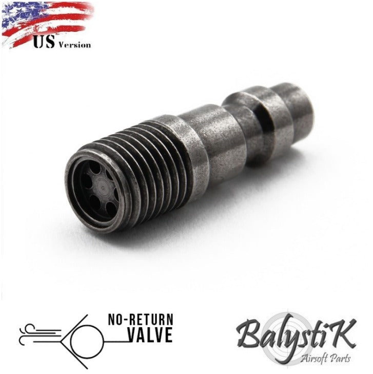BalystiK HPA no return valve male fitting for GBB magazine US Version