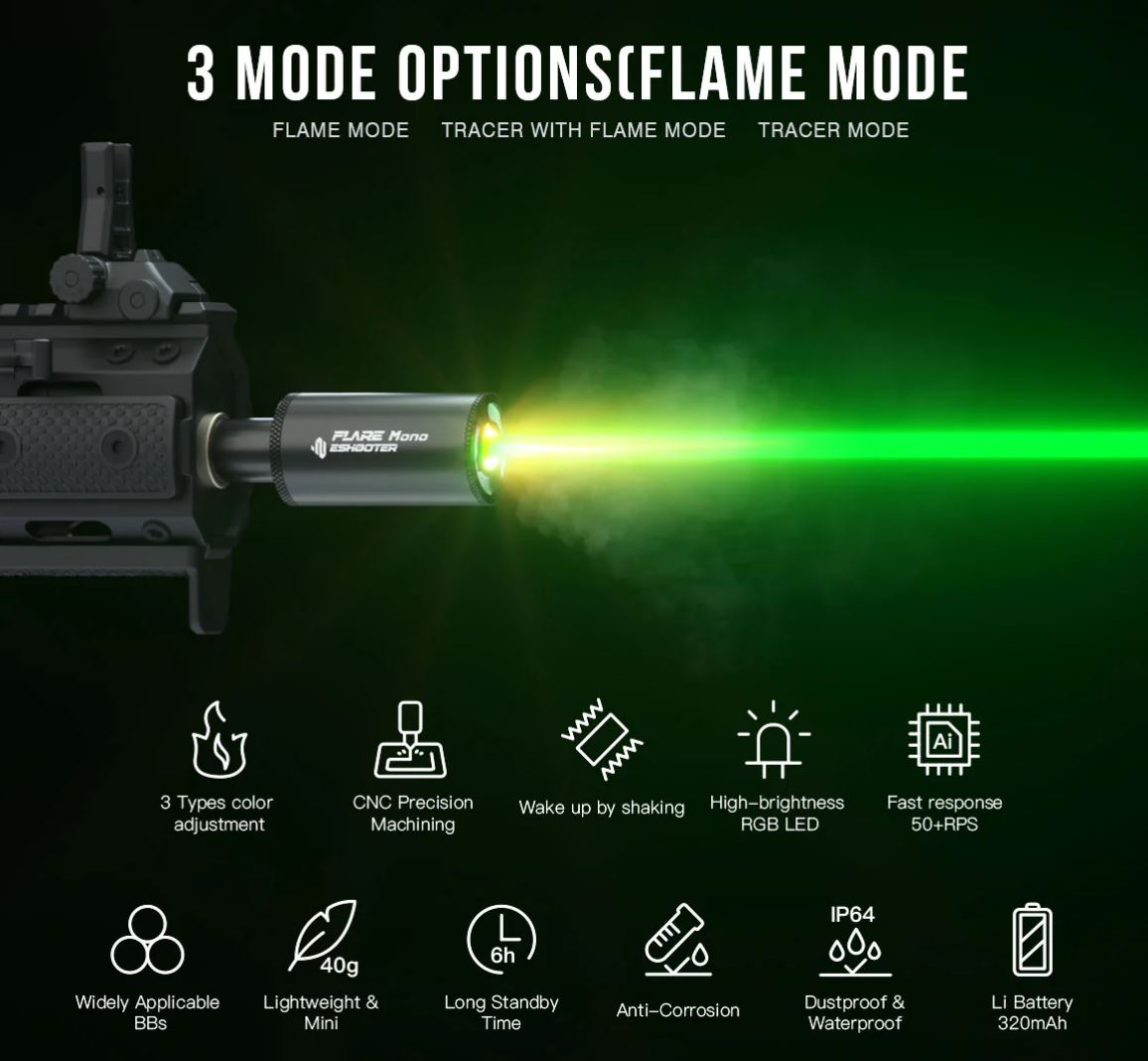 Flare Mono Eshooter Tracer
