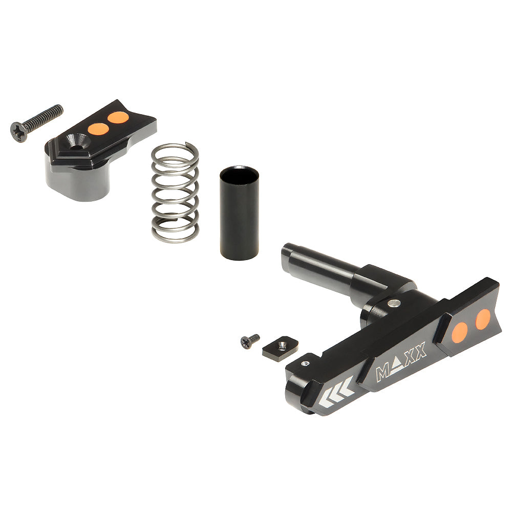 MAXX CNC Aluminum Advanced Magazine Release (Style A) (Black)