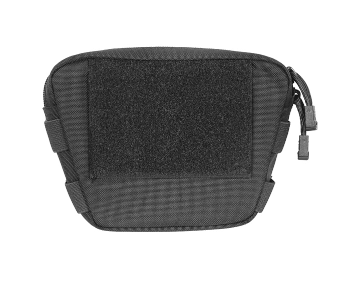 Drop Down Velcro Utility Pouch Užsegamas klijuojamas dėklas - juodas