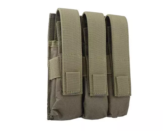Trigubas MP5 dėtuvių dėklas - olive