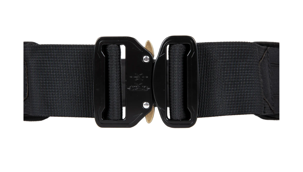 Laser-Cut comfort pad harness belt - Black