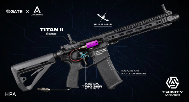 TRINITY ARMAMENT GA-TA01P HPA Training Replica with PULSAR D & TITAN II Bluetooth®