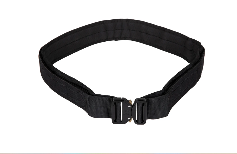 Laser-Cut comfort pad harness belt - Black