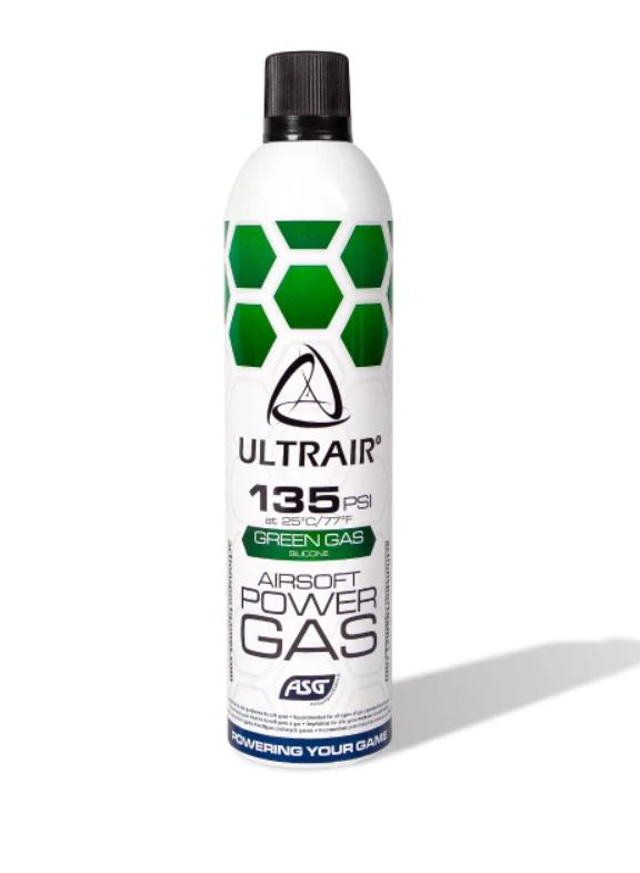 ULTRAIR Green Power Gas (135 PSI) w/ Silicone - 570ml