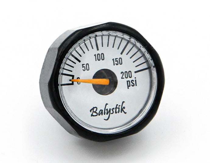 Balystik 200 PSI micro gauge for HPA regulator