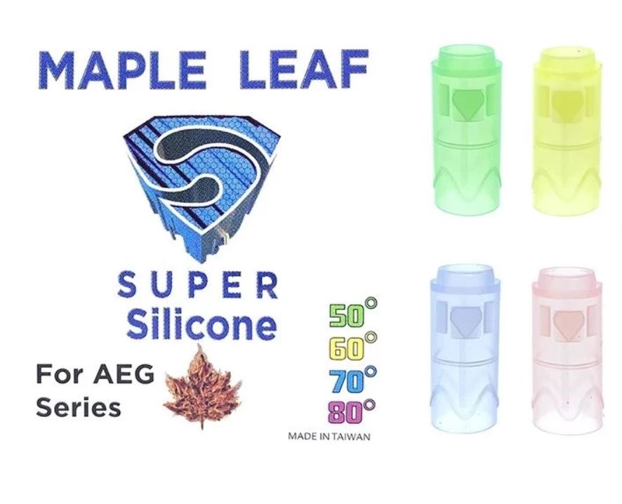 Maple Leaf AEG Silicone Hop-up Bucking SUPER MACARON, 50 Shore - Green
