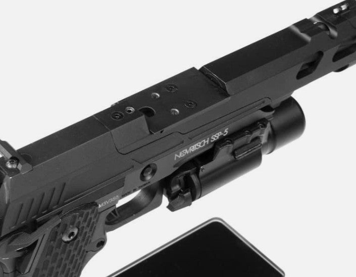 Premium Red Dot Plate - Black