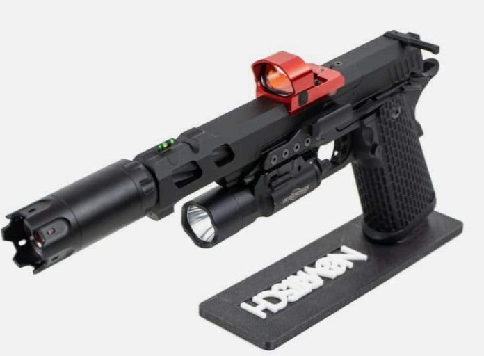 Premium Red Dot Plate - Black