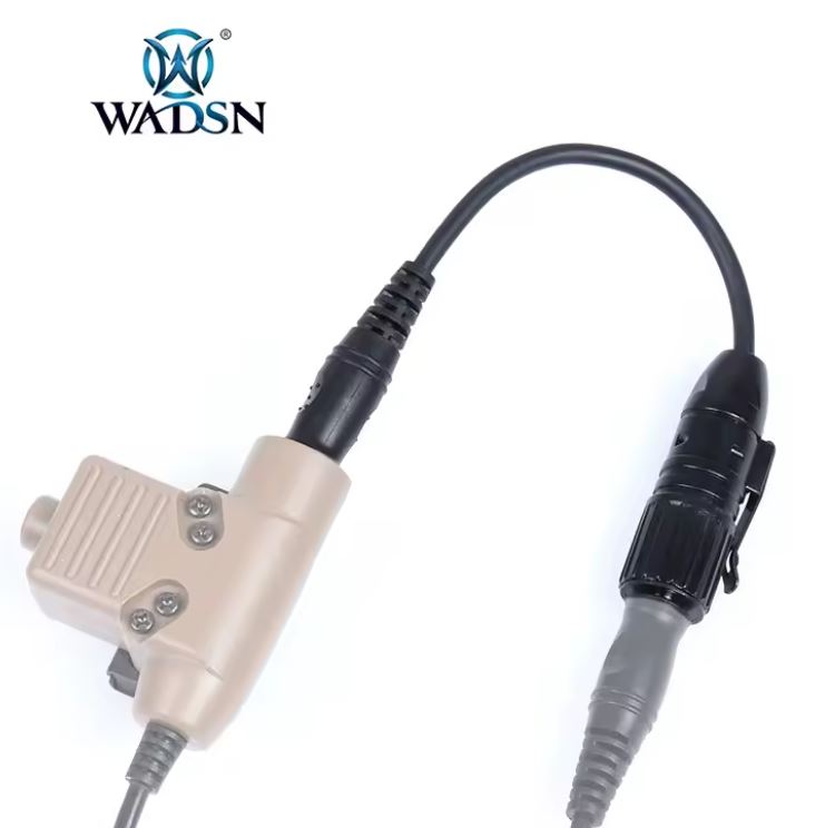 Tactical U94PTT WADSN Earphone Militry Civil Headphone Wiring Transform Adapter