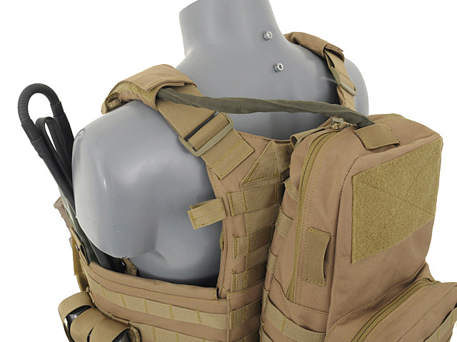 3L Water Hydration Carrier MOLLE w/Straps - Black