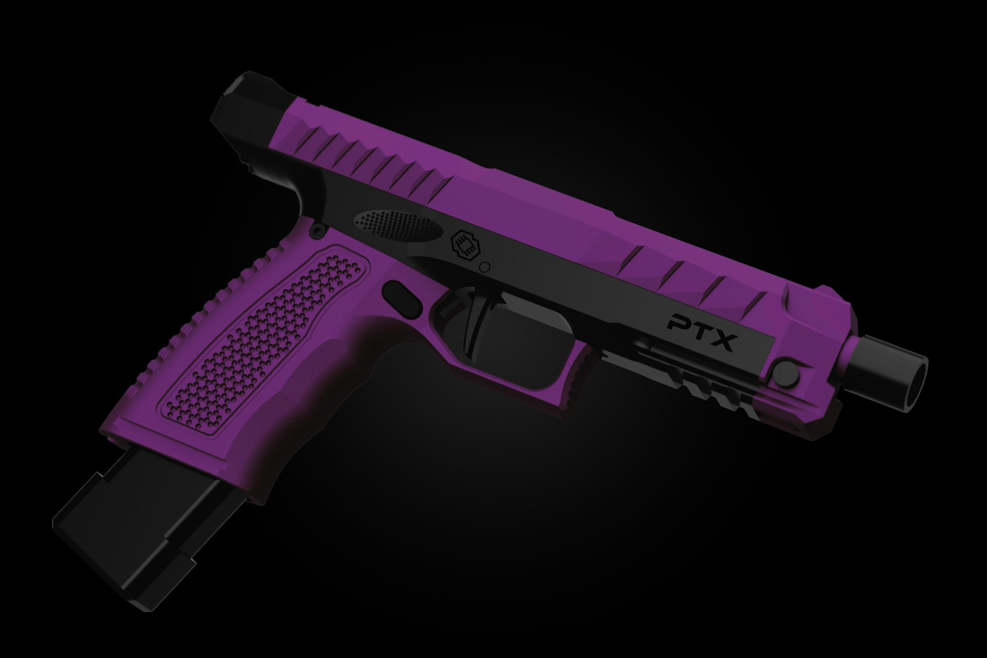 Ptx Express PTX Pistol with PULSAR S2 HPA Engine PURPLE/BLACK – AIRSOFT STOP