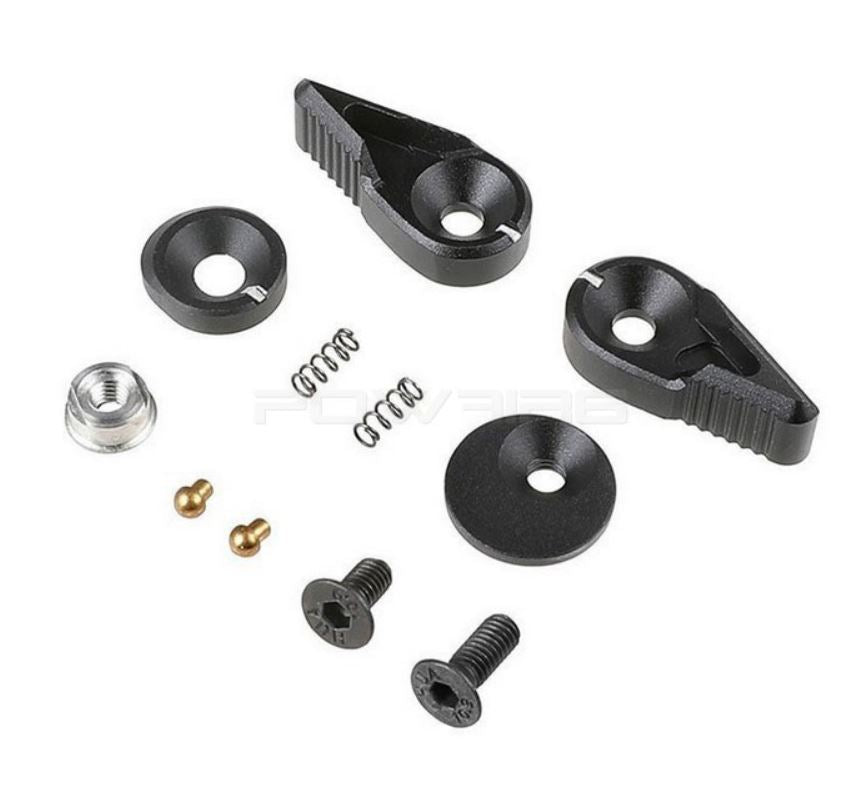 5KU Aluminum ambidextrous FLIP selector for M4 AEG - Black