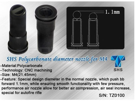 SHS BB PUSH Nozzle 21,45mm for M4 AEG