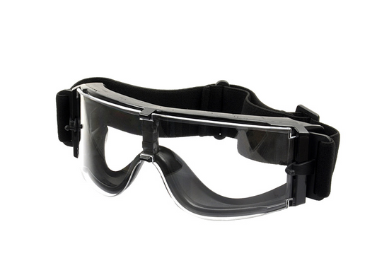 PANORAMIC VENTILATED GOGGLE CLEAR JUODA/OLIVE ŽALIA