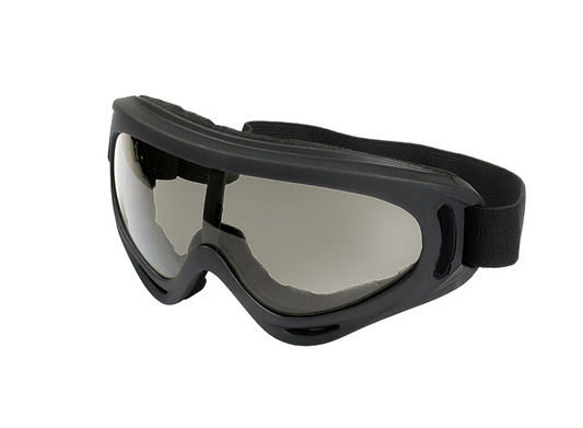 AIRSOFT TACTICAL GOGGLE V2 - BLACK/TINTED [PJ]