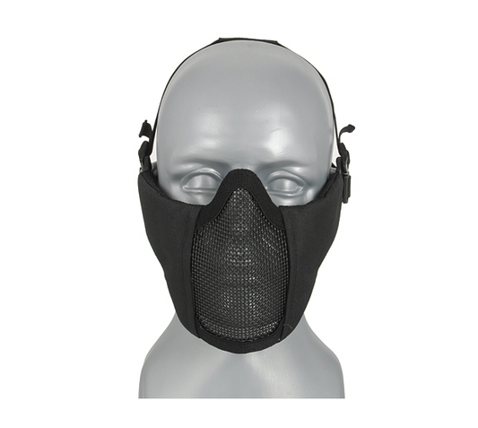 HALF FACE MESH MASK 2.0 - BLACK [PJ]