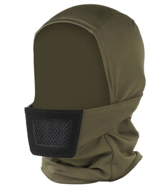 WST Knight Balaclava with Teeth Guard - Green