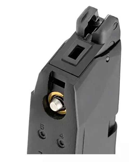 AA Gas Magazine for AAP-01 / G-series GBB, 23 BBs - Black