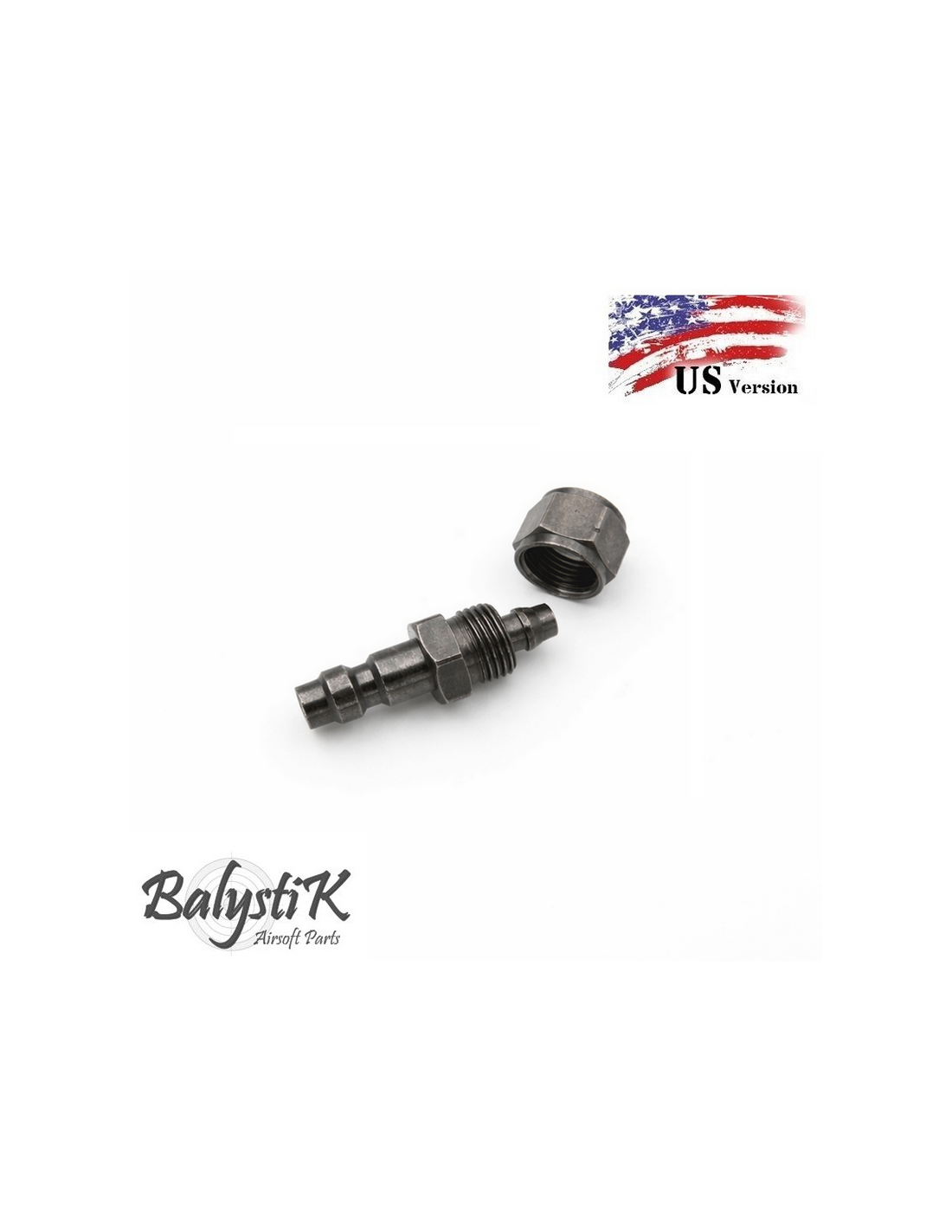 Balystik SafeConnect 8mm male HPA coupler - US version