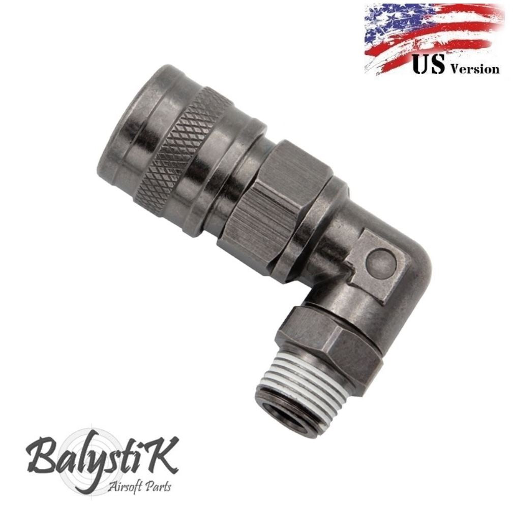 BalystiK Elbow coupler with 1/8 NPT male thread - US