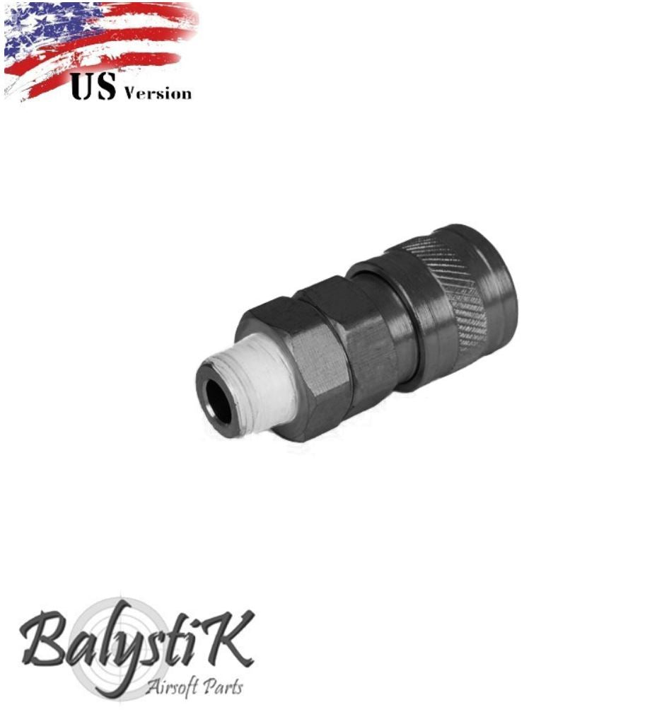 BalystiK coupler with 1/8 NPT male thread US - black