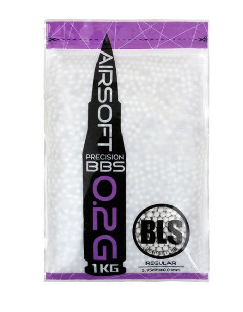 BLS Precision pellets 0,20g, 5000 BBs - White
