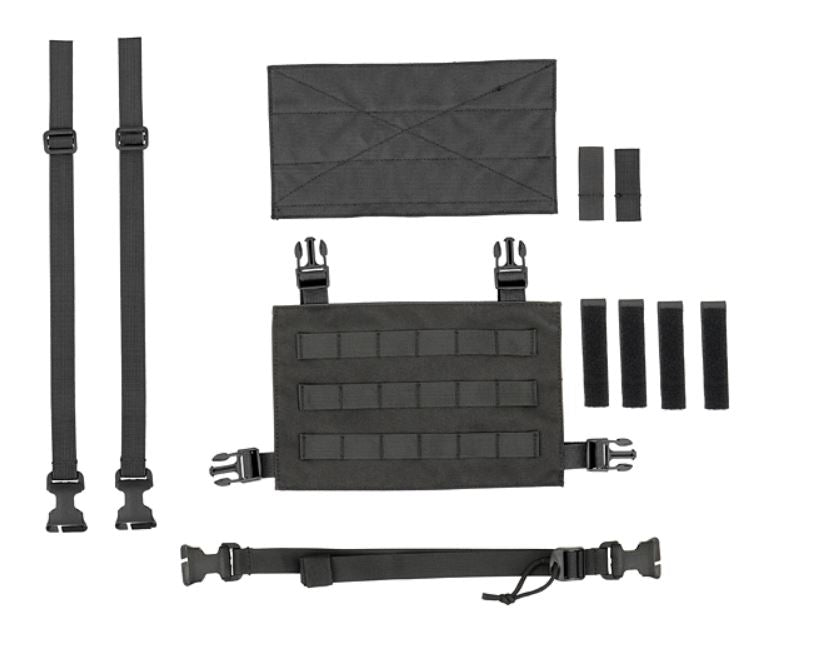 Buckle Up Chest/Drop Leg Panel - Black [8FIELDS]