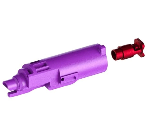 CTM Enhanced Nozzle and CNC Nozzle Valve Set for TM Hi-Capa - Purple