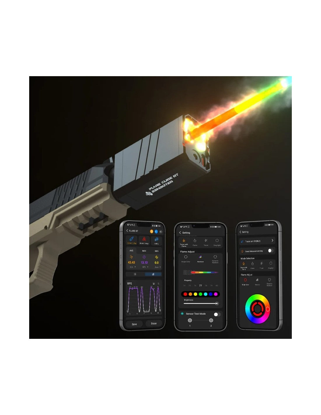 E-Shooter Flare Cube Bluetooth Tracer Unit