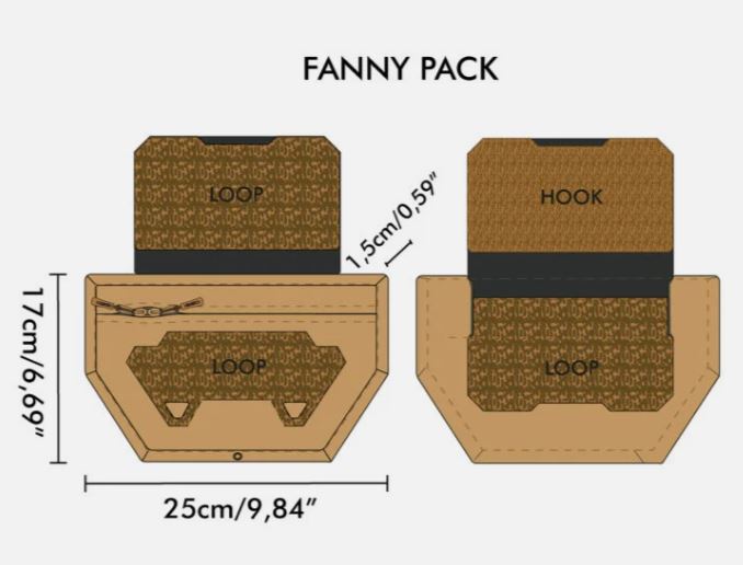 Tactical Fanny Pack Black