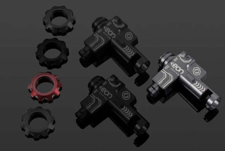 EON Hop-Up Chamber Titanium housing w Red rotary