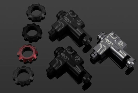 EON Hop-Up Chamber Titanium housing w Red rotary