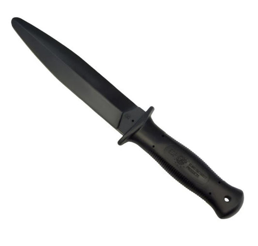 Plastic Training Knife, Pointed Tip (Hard) - Black
