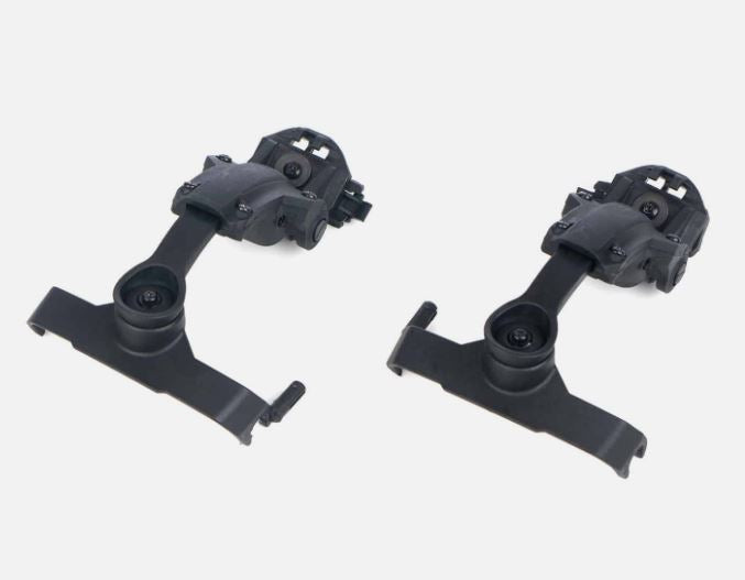 Premium Headset Helmet Mount with microphone mount BLACK