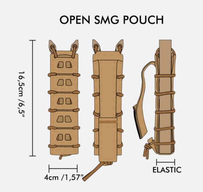 Open SMG Mag Pouch