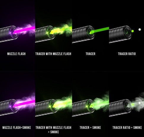 E-shooter MASTER x SILO Tracer unit FLARE Smoky Bluetooth